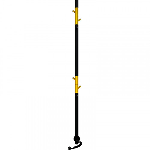 Электрический полотенцесушитель Laris Имидж 150x1400 73207642 Черный муар Золото