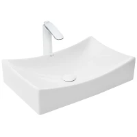 Раковина-чаша WeltWasser Elbach 1002 55 10000004586 Белый глянец фаянс накладная
