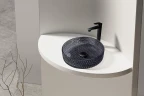 Раковина-чаша Abber Glas 40 AK2301B Черная