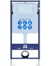 Комплект унитаза с инсталляцией Aquatek Set Aquatek Классик cm-064 4в1 цвет Белый с сиденьем Микролифт и клавишей смыва цвет Черный матовый