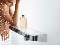 Смеситель для душа Hansgrohe ShowerTabletSelect 13184400 с термостатом Белый Хром латунь на стену