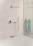 Смеситель для душа Hansgrohe ShowerTabletSelect 13184400 с термостатом Белый Хром латунь на стену