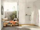 Смеситель для душа Hansgrohe ShowerTabletSelect 13184400 с термостатом Белый Хром латунь на стену