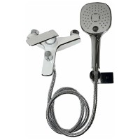 Смеситель для ванны Haiba HB60548-8 Белый Хром на стену