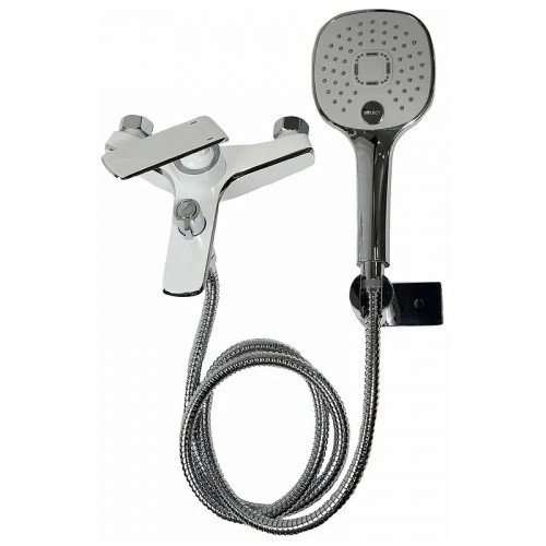 Смеситель для ванны Haiba HB60548-8 Белый Хром на стену