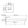 Душевая система WasserKRAFT Tauber A6451.297.298.097.121.275.100.276 Никель