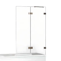 Шторка для ванны New Trendy AVEXA Gunmetal brushed x130 EXK-3528