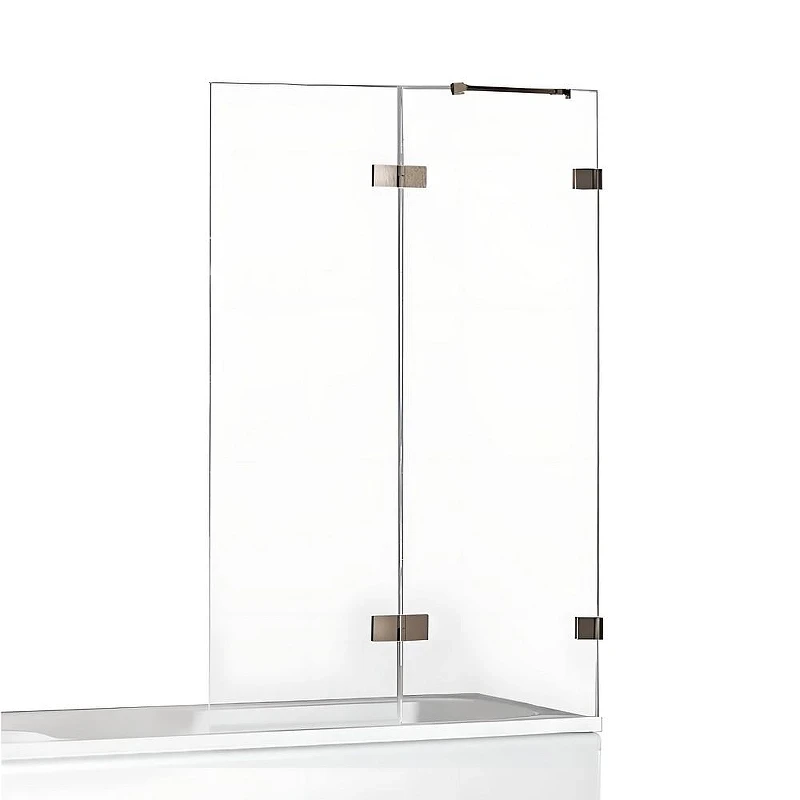 Шторка для ванны New Trendy AVEXA Gunmetal brushed x130 EXK-3528