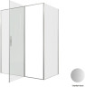 Душевой уголок Allen Brau Priority 160x90 3.31038.BA+3.31044.BA цвет профиля Серебро браш стекло прозрачное