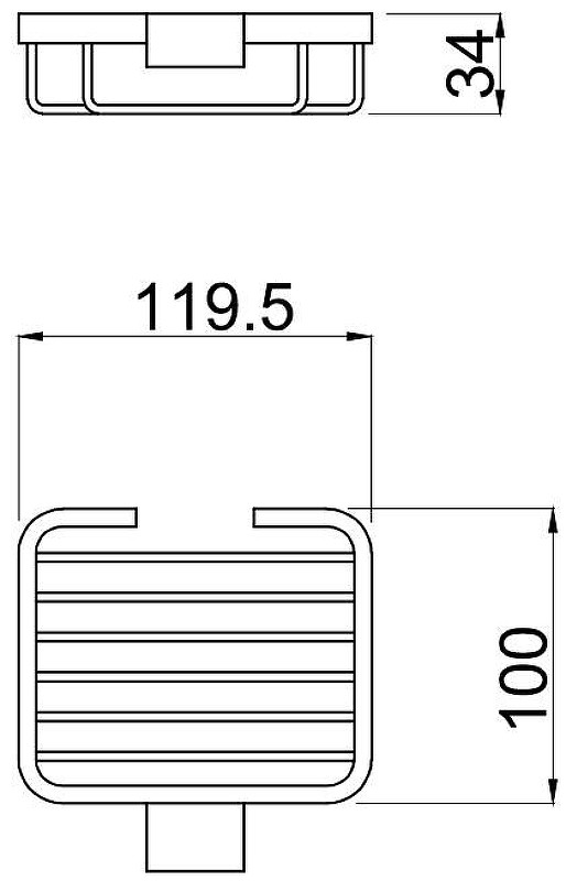 Мыльница Allen Brau Infinity 6.21005-BN цвет Никель брашированный