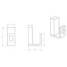 Крючок Boheme Q 10946-MW Белый матовый