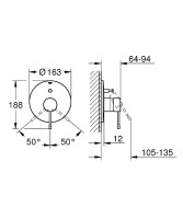 Смеситель для душа Grohe Essence New 19285DL1 Теплый закат матовый