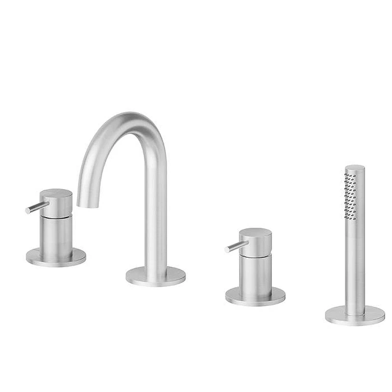 Смеситель на борт ванны Newform X-Steel 316 69682XC.50.050 цвет Inox