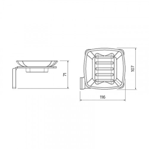 Мыльница Iddis Slide SLIGMG0i42 Графит