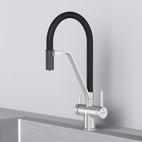 Смеситель для кухни AM.PM Func F8F07812 цвет Черный Сатин