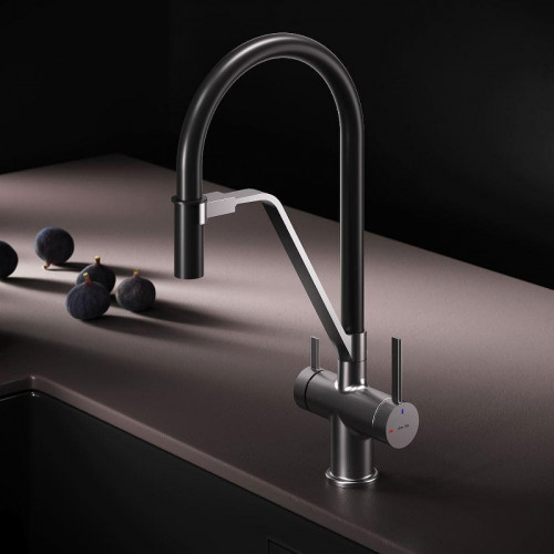 Смеситель для кухни AM.PM Func F8F07812 цвет Черный Сатин