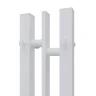 Электрический полотенцесушитель APEXTERMO Delta 800x100 DL10181WM с крючками цвет Белый матовый