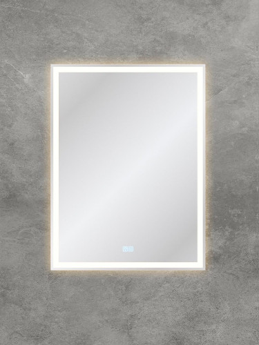 Зеркало BelBagno 60 SPC-GRT-600-800-LED-3000K-TCH-WARM с подсветкой с сенсорным выключателем и подогревом