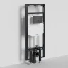 Инсталляция WasserKRAFT Dinkel 58TLT.010.ME.MB04 для унитаза с Черной матовой клавишей смыва