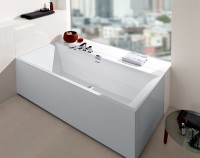 Квариловая ванна Villeroy&amp;Boch Squaro Edge 12 180x80 UBQ180SQE2DV-01 без гидромассажа