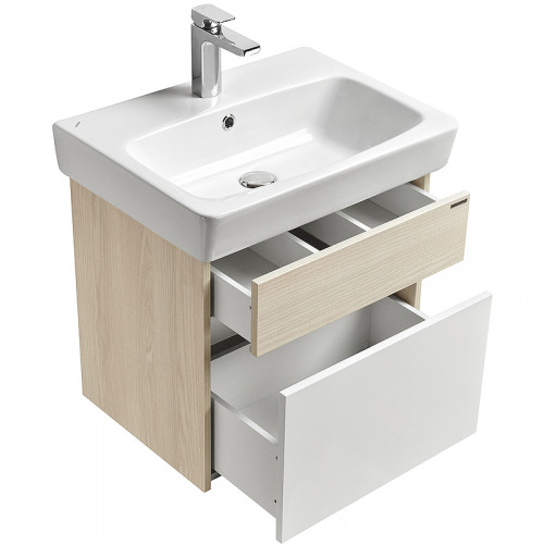 Тумба под раковину Aquaton Верди PRO 60 1A206701VDAV0 подвесная Белый Ясень фабрик МДФ / ЛДСП