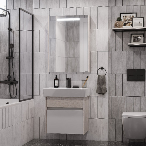 Тумба под раковину Aquaton Верди PRO 60 1A206701VDAV0 подвесная Белый Ясень фабрик МДФ / ЛДСП