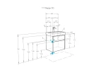 Тумба под раковину Aquaton Верди PRO 60 1A206701VDAV0 подвесная Белый Ясень фабрик МДФ / ЛДСП