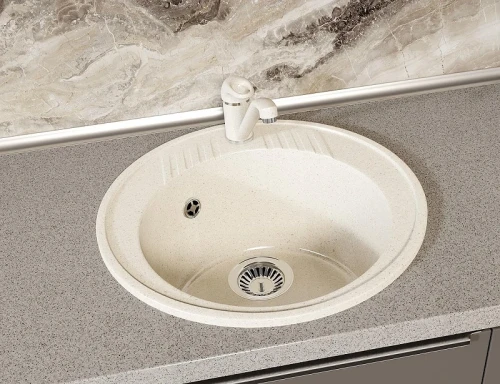 Кухонная мойка Azario Solo 50.5 CS00105232 цвет Бежевый