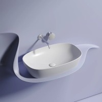 Раковина-чаша Ceramicanova Element 60 CN6049MW Белая матовая фарфор накладная