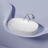 Раковина-чаша Ceramicanova Element 60 CN6049MW Белая матовая фарфор накладная