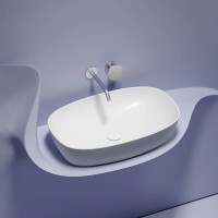 Раковина-чаша Ceramicanova Element 60 CN6049MW Белая матовая фарфор накладная