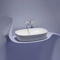 Раковина-чаша Ceramicanova Element 60 CN6049MW Белая матовая фарфор накладная