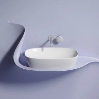 Раковина-чаша Ceramicanova Element 60 CN6049MW Белая матовая фарфор накладная