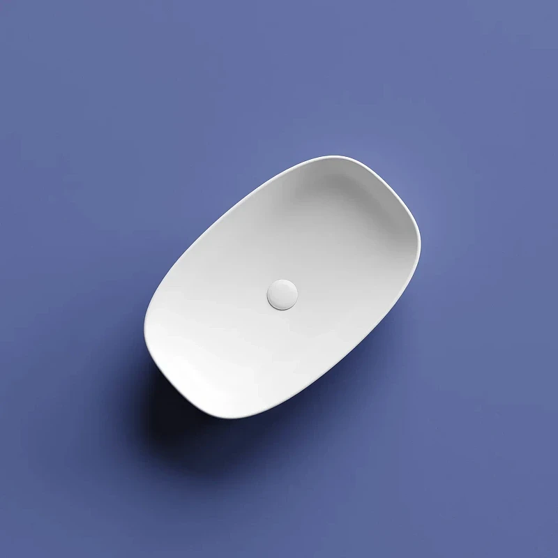 Раковина-чаша Ceramicanova Element 60 CN6049MW Белая матовая фарфор накладная