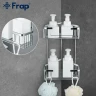 Полка корзина Frap F351-16 угловая Черная матовая