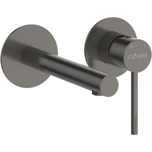 Смеситель для раковины Cezares Relax RELAX-BLI2-2-GM-W0 Оружейная сталь