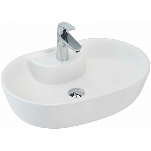 Раковина-чаша beWash Bogen 60 88611114 Белая матовая фарфор накладная