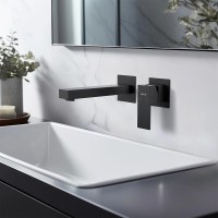Смеситель для раковины Aquatek Либра AQ1613MB Черный матовый латунь встраиваемый