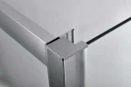 Душевой уголок Vincea Alpha 140x90 VSR-3AL9014MT профиль Хром стекло текстурное