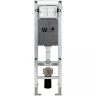 Комплект унитаза с инсталляцией WeltWasser AMBERG 350 ST + SALZBACH 043 MT-GR + AMBERG RD-WT 10000011565 цвет Серый матовый с сиденьем Микролифт и клавишей смыва цвет Белый