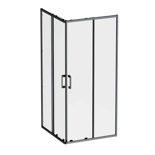 Душевой уголок AM.PM Above 90х90 W9XG-403-9090-BT профиль Черный матовый стекло прозрачное