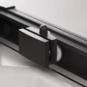 Душевой уголок AM.PM Above 90х90 W9XG-403-9090-BT профиль Черный матовый стекло прозрачное