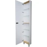 Шкаф пенал 1MarKa Gaula 40Н У92522 White МДФ / ЛДСП