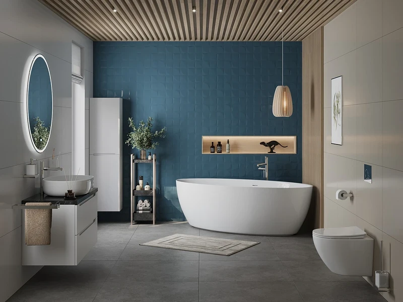 Акриловая ванна BelBagno 186x88 BB707-1860-880 без гидромассажа