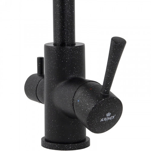 Смеситель для кухни Kaiser Merkur 26044-2 Черный мрамор латунь