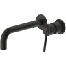 Смеситель для раковины Bravat P8461217BW-ENG Черный латунь встраиваемый