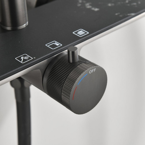 Душевая система Black&amp;White Gravity GL-9104-GM 9104GM цвет Gun Metal