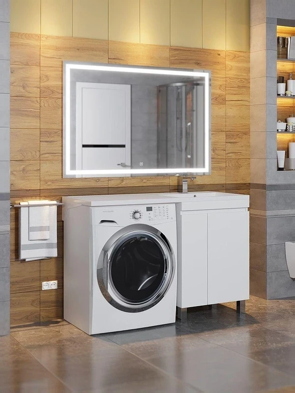 Тумба под раковину Uperwood Magenta 120 5930205156 цвет Белый матовый