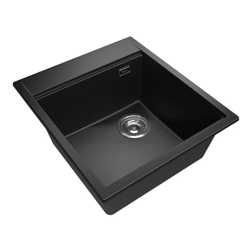 Кухонная мойка Rivelato Tesoro 45 TR-455-R antracite цвет Антрацит
