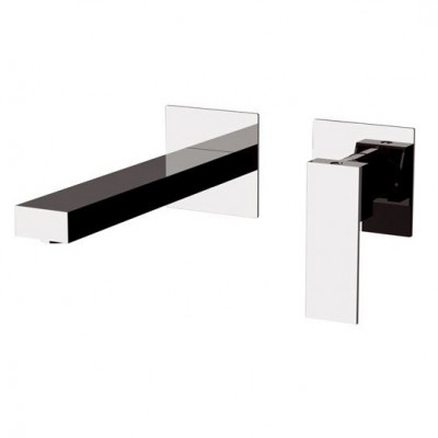 Смеситель для раковины Remer Qubica Design QD15P Хром латунь встраиваемый
